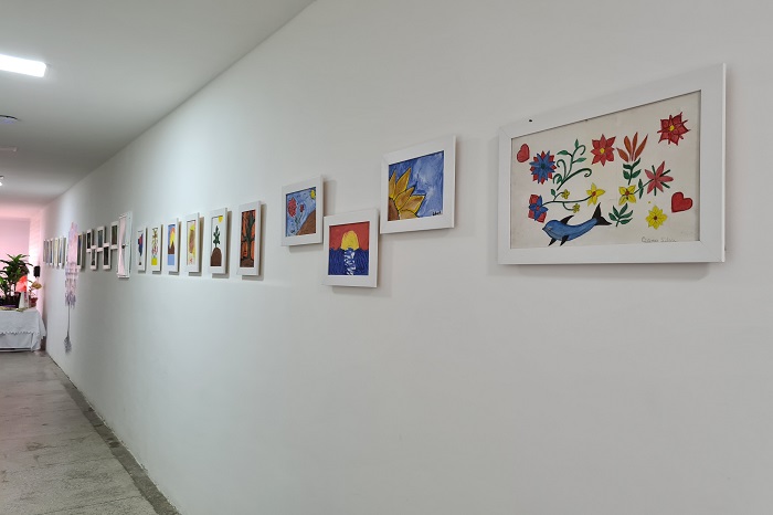 Em Sousa, Caps III Tozinho Gadelha realiza exposição de quadros pintados pelos usuários 